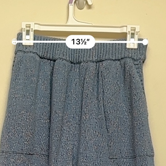 Free People Beach Blue Knit Sweater Pants Size XS - Picture 10 of 11
